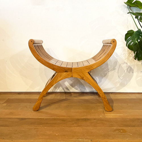 KARTINIチェア スツール チーク無垢材 ナチュラル カルティニ チェア