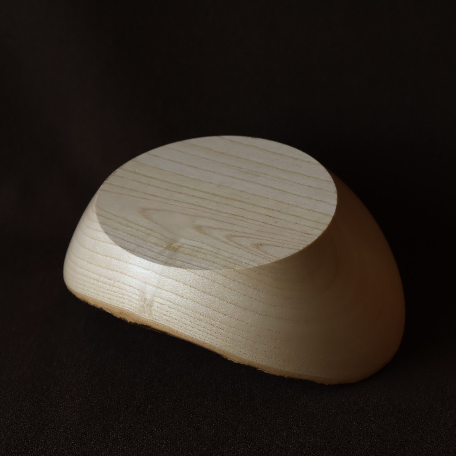 木製サラダボール・ナチュラルエッジ皮付き（ヌルデ）no.1