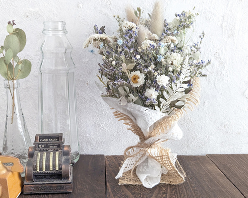 4日発送＊大きさ選べるナチュラルブーケ＊爽やか高原のお花屋さんに
