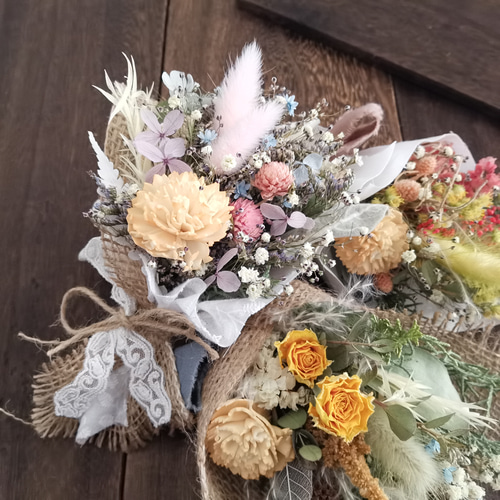 4日発送＊大きさ選べるナチュラルブーケ＊爽やか高原のお花屋さんに