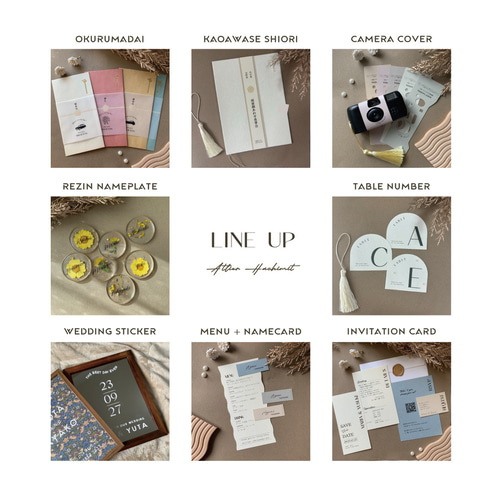 両家顔合わせしおり10P 結婚式 その他ペーパーアイテム Atelier
