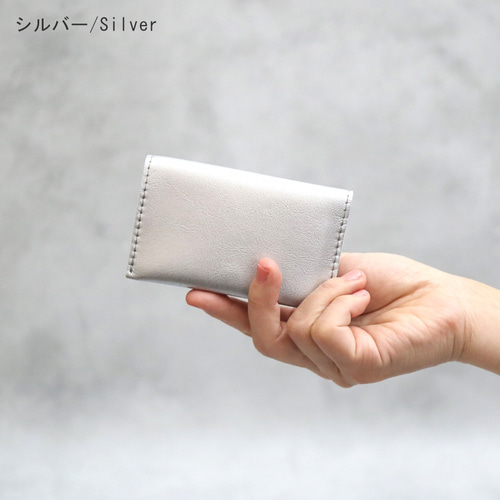 3色】名刺入れ【3つのポケット】 小さく機能的で使いやすい 超軽量で水