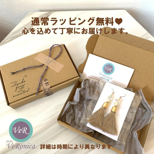 オレンジ3種ピアス ハンドメイド レジン イヤリング スクエア セット 