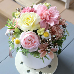 造花アレンジメント│かわいい♪造花ギフト｜誕生日プレゼント│枯れない花 5枚目の画像