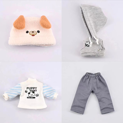 オビツ11　ねんどろいどどーる　1/12　服　ニット　パーカー　サブカル　にじそ パーカーセット】ねんどろいどどーる オビツ11 ドール服 その他