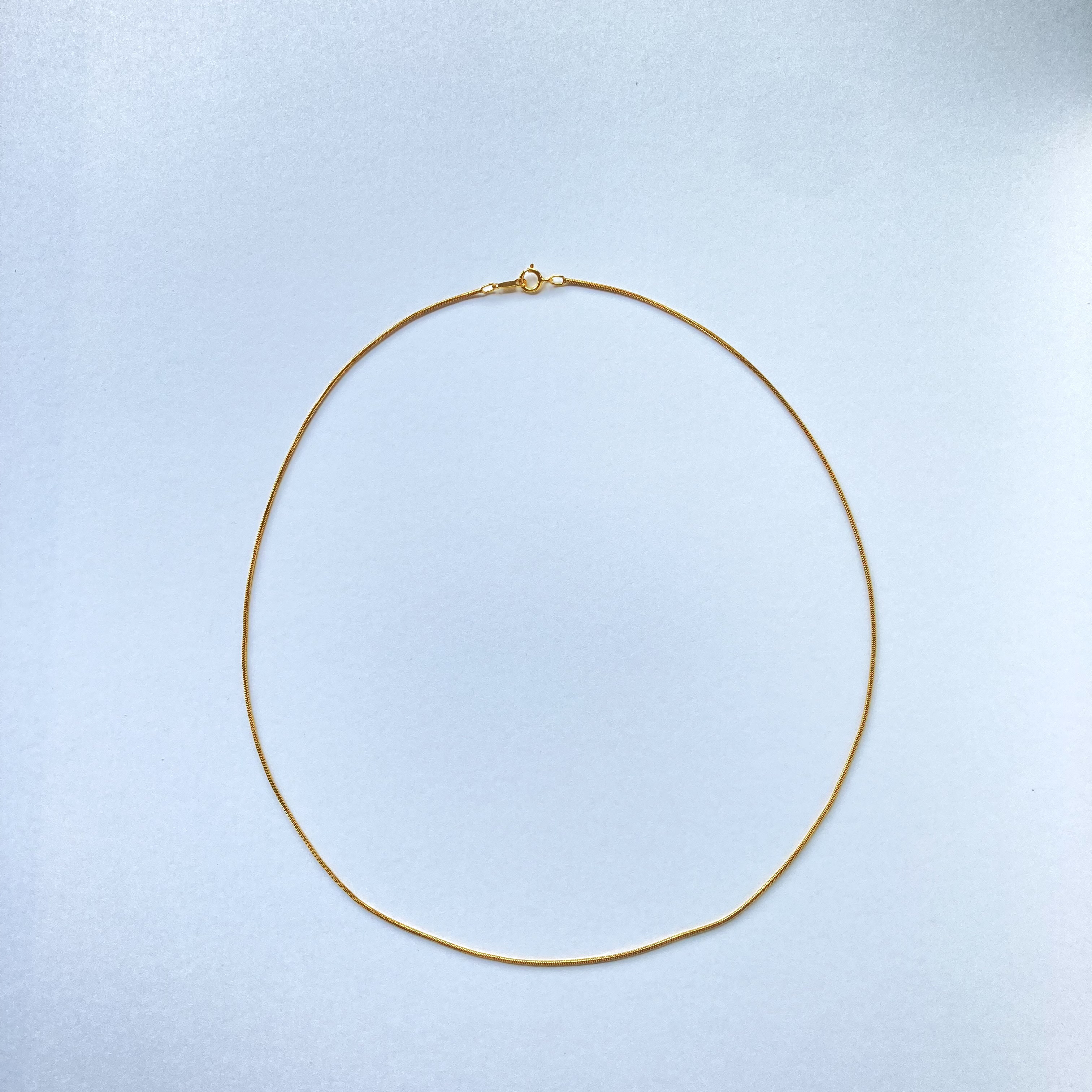 14kgf  スネークチェーンネックレス　45㎝　　チョーカー