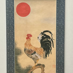 伊藤若冲 白孔雀図 印刷工芸品 日本画 掛け軸 掛軸 茶掛 30％OFF】 伊藤若冲 白孔雀図 印刷工芸品 日本画 掛け軸 掛軸