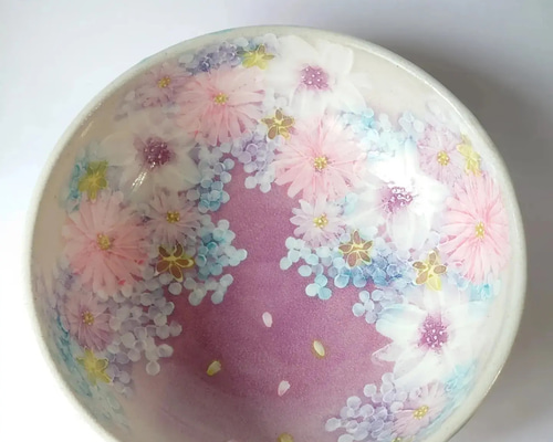 預け鉢 ゆずりは 工房 瀬戸焼 花柄 16×13.5 フルーツ鉢 デザート鉢 とんすい 手付平鉢 楽天市場】ゆずりは サービスボウル 大鉢 盛鉢 色絵 食器
