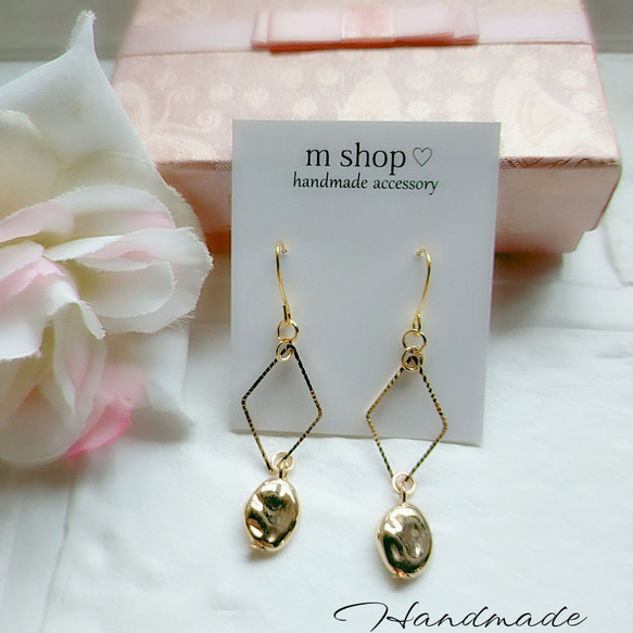 ナコ。様 大ぶりピアス。ハンドメイドピアス　ポストピアス ハンドメイド ナコ。様 大ぶりピアス。ハンドメイドピアス シルバーピアス