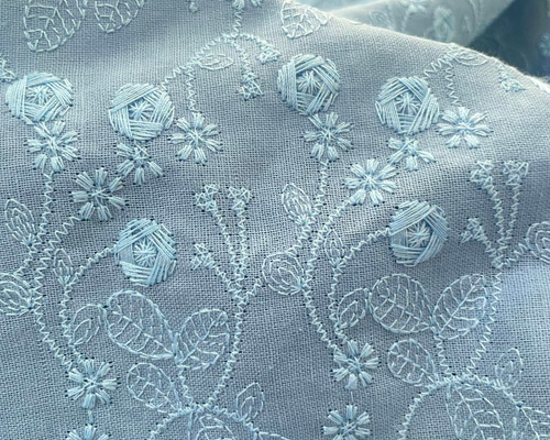 ワイシャツ 花柄 草木、ボタニカル ホワイト ジャカード LOUIS