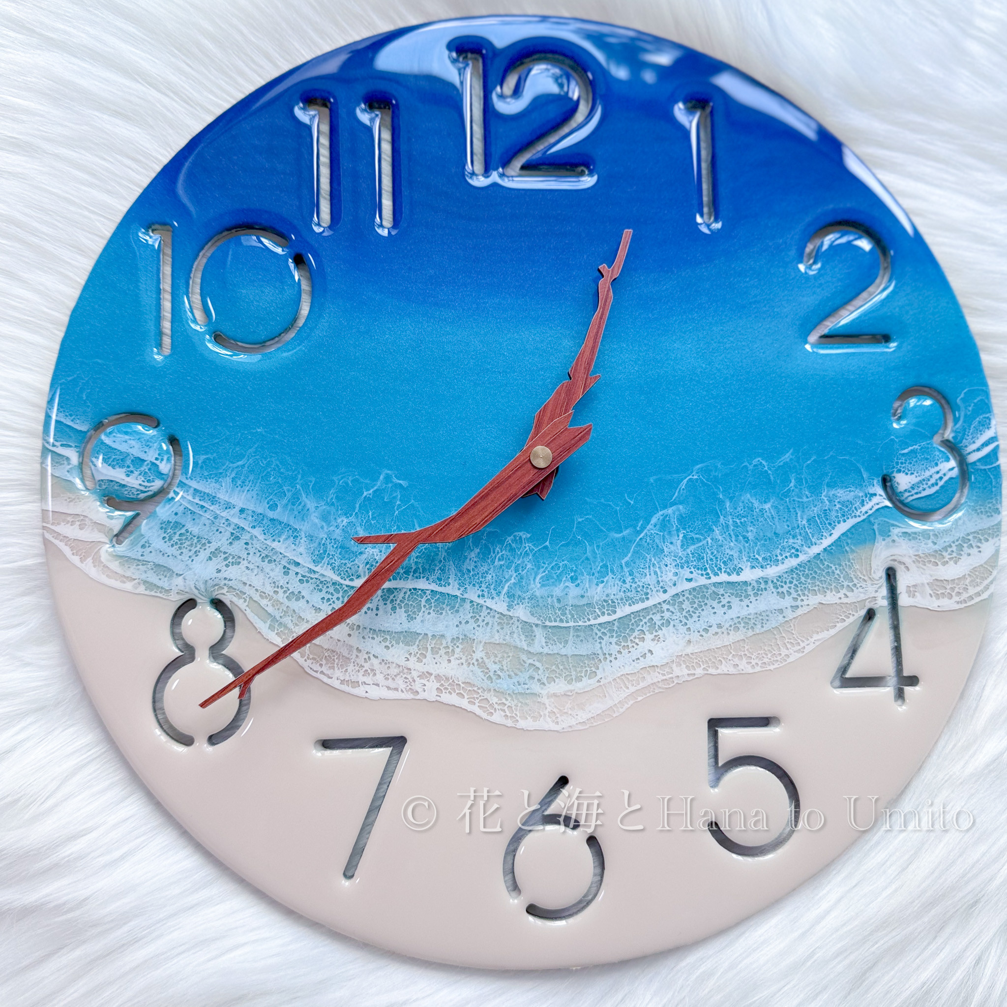 オーシャンアート レジンアート 海アート オーシャンアート時計 ハワイ