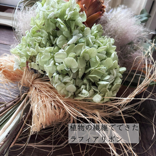 スモークツリー グリーン紫陽花 プロテア パンパスグラス ドライ スモークツリー グリーン紫陽花 プロテア パンパスグラス ドライ