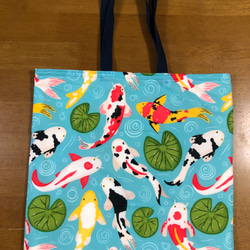 ハンドメイド ぺたんこトートバッグ キャスキッドソン生地 ポート