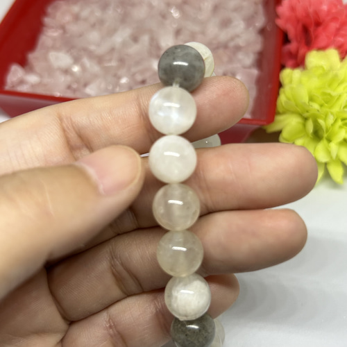 綺麗なシラー入♡ラブラドライト ムーンストーン 可愛すぎる天然石 
