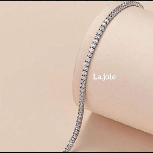 最高品質 人工ダイヤモンド sona diamant テニスブレスレット