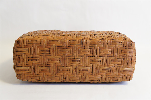 山葡萄　籠　カゴ　かごバック　やまぶどう 亀甲編み かご バック 