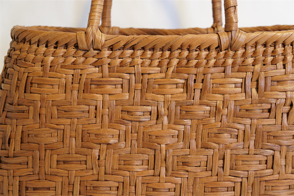 山葡萄　籠　カゴ　かごバック　やまぶどう 亀甲編み かご バック 