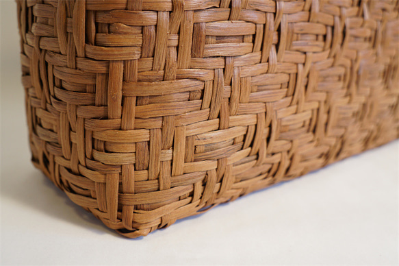 山葡萄　籠　カゴ　かごバック　やまぶどう 亀甲編み かご バック 