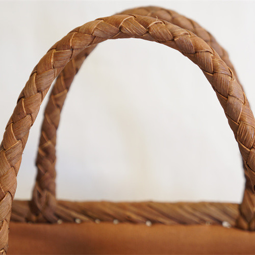 乱れ編み 山葡萄 かご 籠 バッグ 一番皮 中布と内ポケット付き かご