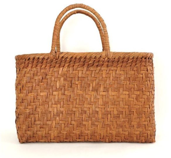 Lサイズ 山葡萄 蔓 かごバック かご 籠 巾着 網代編み 職人の手作り かご Lサイズ 山葡萄 蔓 かごバック かご 籠 巾着 網代編み 職人の手作り