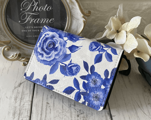 PORTERWONDER　名刺入れカードパスケース（迷彩ブルー） PORTERWONDER 名刺入れカードパスケース（迷彩ブルー