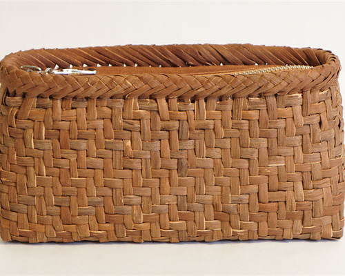 山葡萄 長財布　網代編み 財布 かご バッグ　ハンドメイド　国産 楽天市場】純国産 籠作家尚さん作 山葡萄長財布 乱れ編み コブ