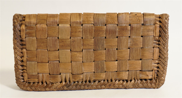 長財布 くるみ 山胡桃木 山葡萄 籠 バッグ 網代編