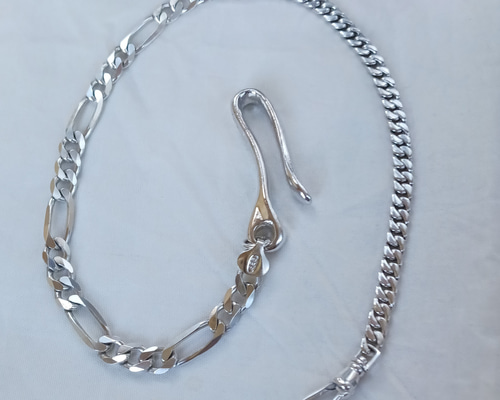 シルバー925 唐草 ウォレットチェーン ショート キーリング K2 通販