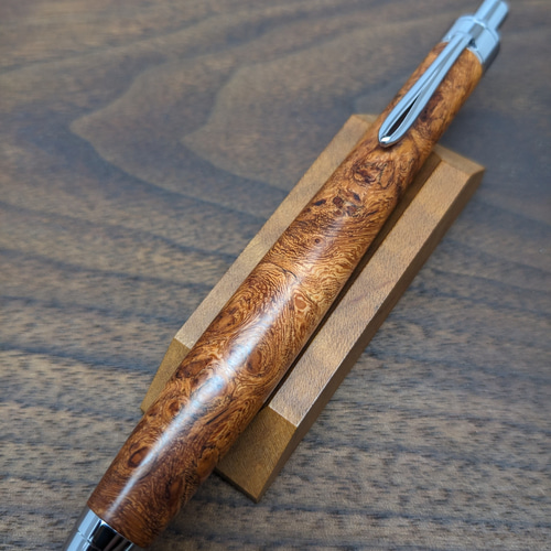 新作】花梨瘤杢 シャープペンシル No.570 ペン・筆記用具 工房 TAISHI