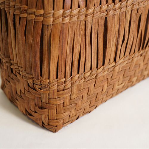 山葡萄 籠 かごバッグ カゴ 網代編み 中布と内ポケット付き 匠の