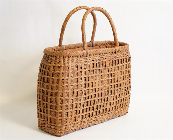 山葡萄　籠　カゴ　かごバック　やまぶどう 籠 バック 二重編み 