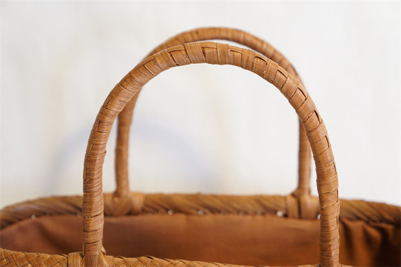 山葡萄　籠　カゴ　かごバック　やまぶどう 籠 バック 二重編み 