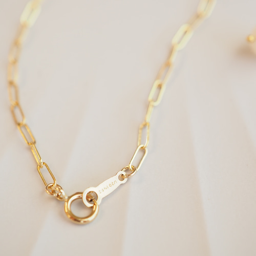 14kgf 長さが選べるチェーンブレスレット ゴールドフィルド シンプル