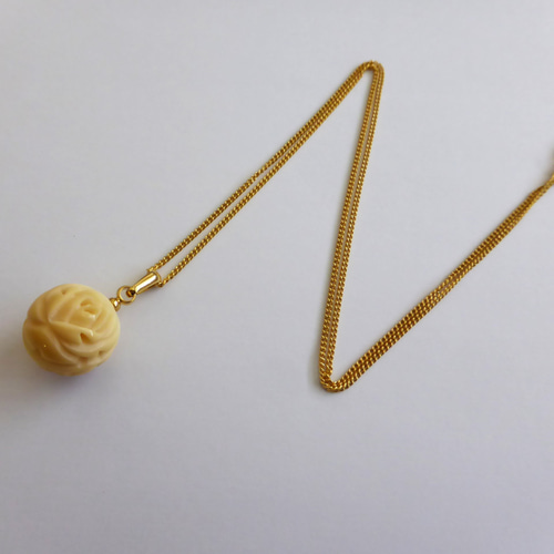 鯨歯 マッコウ鯨牙材 ネックレス 羽織紐 天然素材 希少 鯨歯 マッコウ