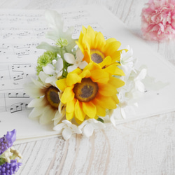 ひまわり（向日葵） アートフラワー のおすすめ人気通販｜Creema