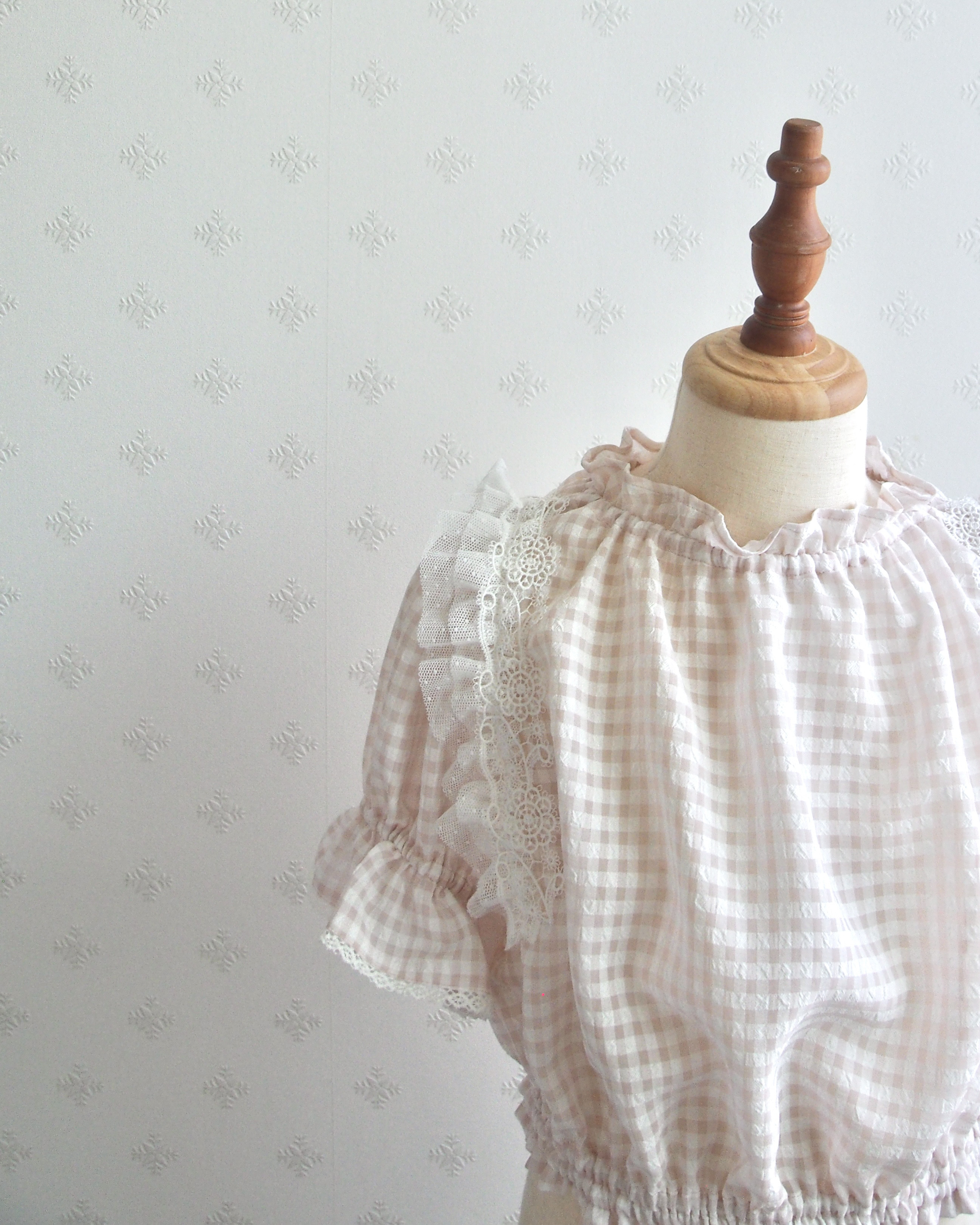 【 夏の女の子ブラウス 】フラワーブラウス｜ピンク｜ベビー服｜フリル｜フリルブラウス