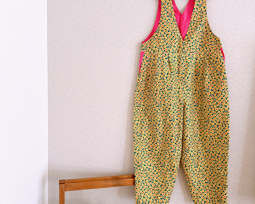 サロペット❤️ワイドオールインワン❤️ハンドメイド♡ドールチャーム サロペット❤️ワイドオールインワン❤️ハンドメイド♡ドール