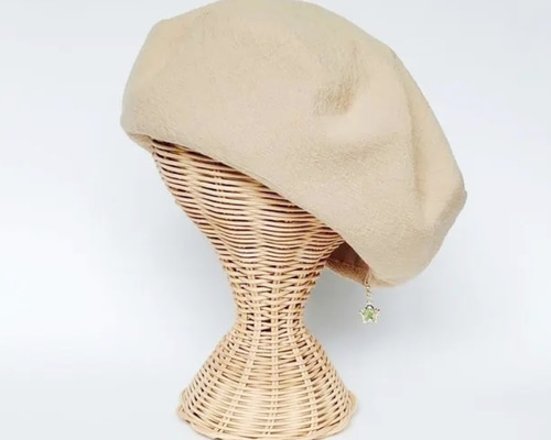 45R☆リネンヘリンボンのベレー/ナチュラルベージュ♪ 45R リネンヘリンボン ベレー帽 45rリネンヘリンボンのベレー 新品