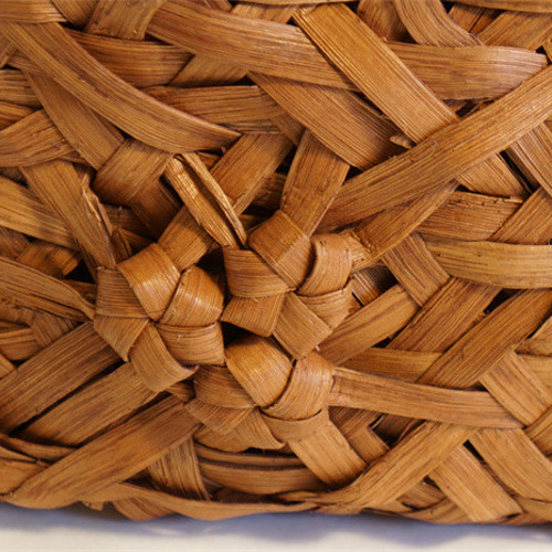 山葡萄 リング取手 籠 バッグ 六角花束嵌入 乱れ編み かごバッグ かご