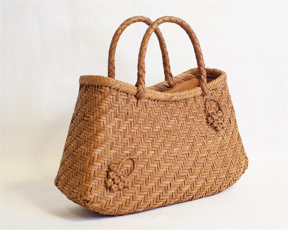 山葡萄 かごバッグ 網代編み やまぶどう 山ぶどう カゴバッグ バスケット やまぶどう