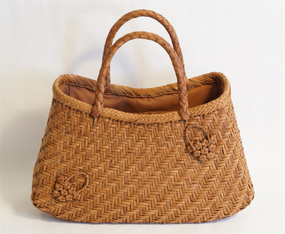 山葡萄 かごバッグ 網代編み やまぶどう 山ぶどう カゴバッグ バスケット やまぶどう