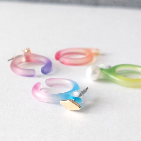 ピアスがつけられるイヤーカフ〈P-cuffs〉 12枚目の画像