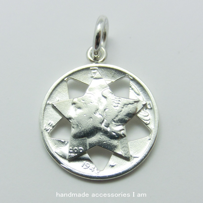 受注生産商品　スターコインペンダント　シルバー925　IP0658