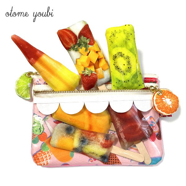 アイス増量中！私の可愛いアイスキャンディー屋さん◇着せ替えポーチ（B）