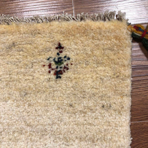 ペルシャギャッベ (ギャベ) チェアマット 椅子の座布団 No.1286