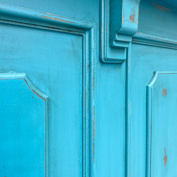 店舗向け受付カウンター L字型レジカウンター アンティークカウンターのオーダーメイド 特注店舗什器 美容室 アパレル 美容室 アパレル