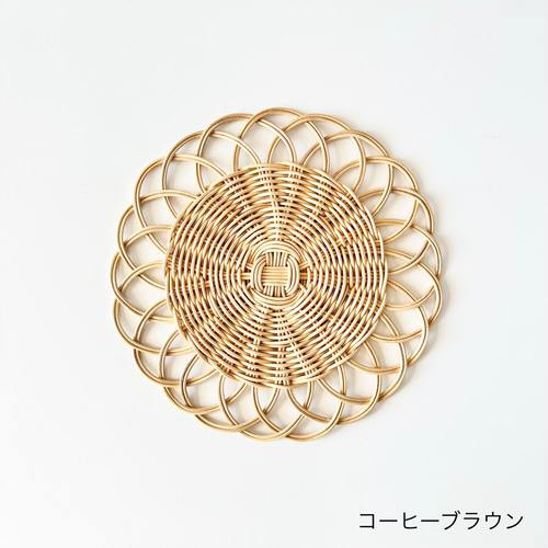 ラタンの花プレート  / coffee ラタンの花プレート / coffee