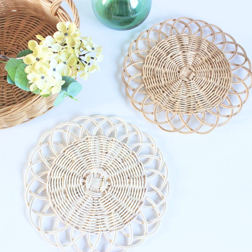 ラタンの花プレート  / coffee ラタンの花プレート / coffee