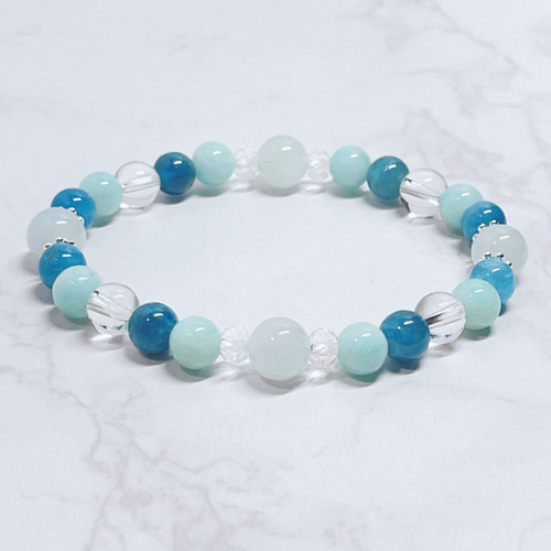 ☆限定NEW☆絆をつなげる石【100gブルーグリーンアパタイトさざれ】❤️