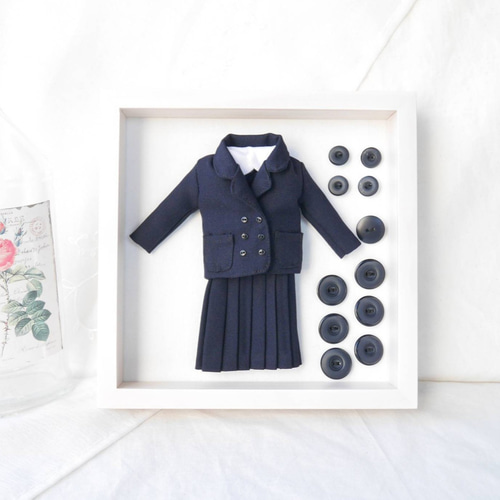 制服 ミニチュア リメイク 思い出 収納オーダー 卒業記念 メモリアル